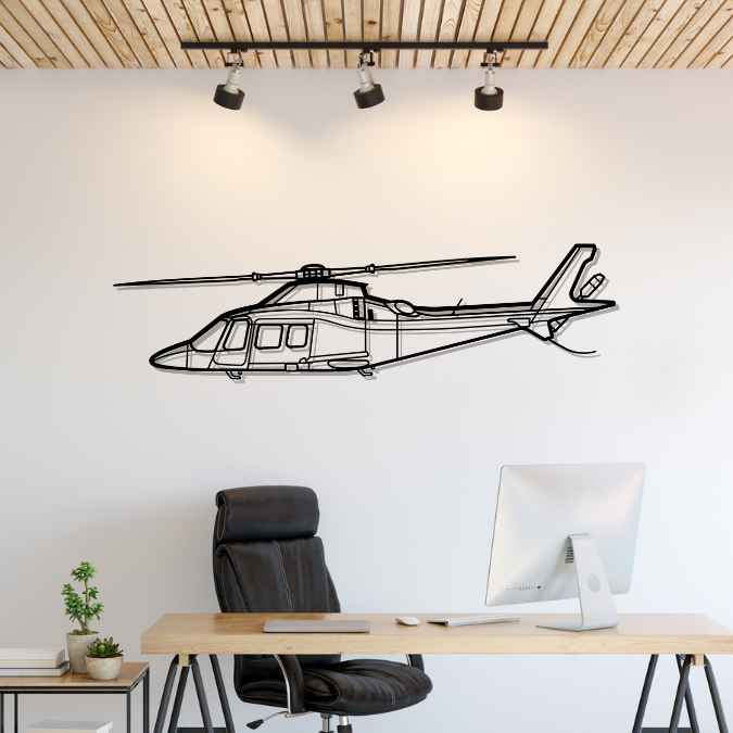 A109S Silhouette Metal Wall Art
