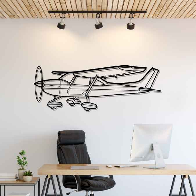 Skylane UL Angle Silhouette Metal Wall Art