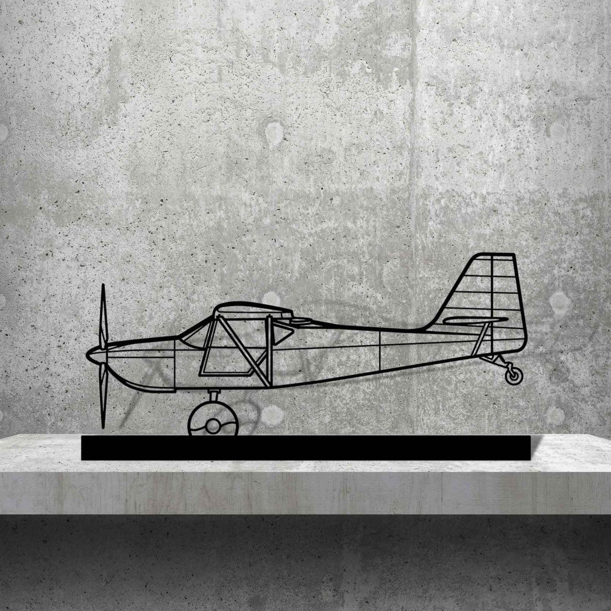 Kitfox 5 Silhouette Metal Art Stand