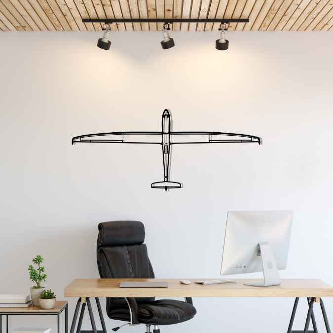 Discus Top Silhouette Metal Wall Art