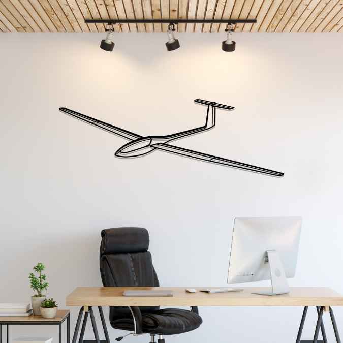 SZD-56 Angle Silhouette Metal Wall Art