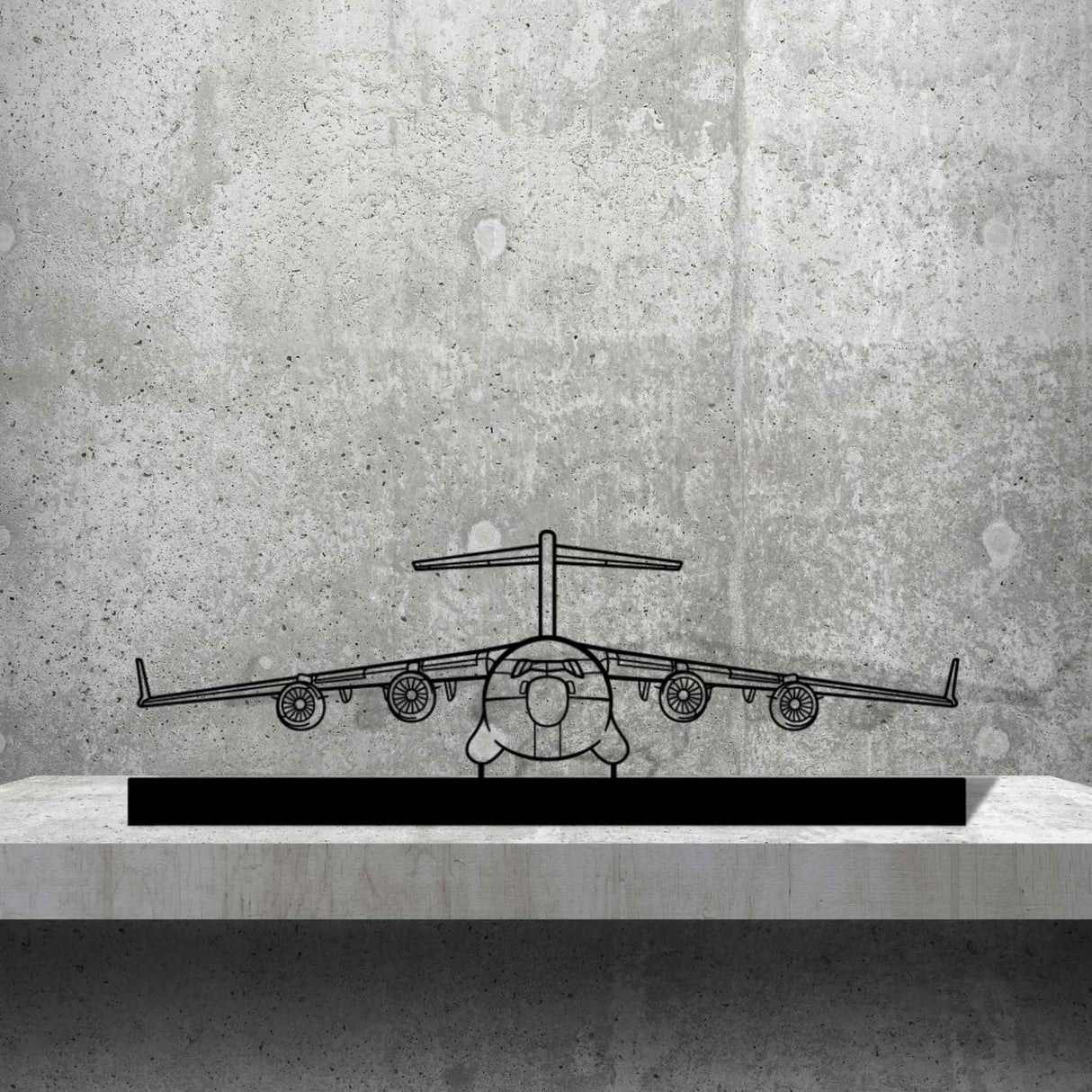 C-17 Silhouette Metal Art Stand