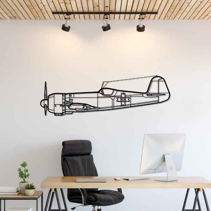Model 80 Silhouette Metal Wall Art