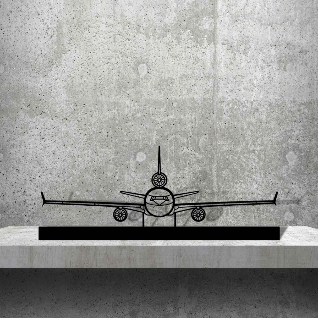 Douglas MD-11 Front Silhouette Metal Art Stand