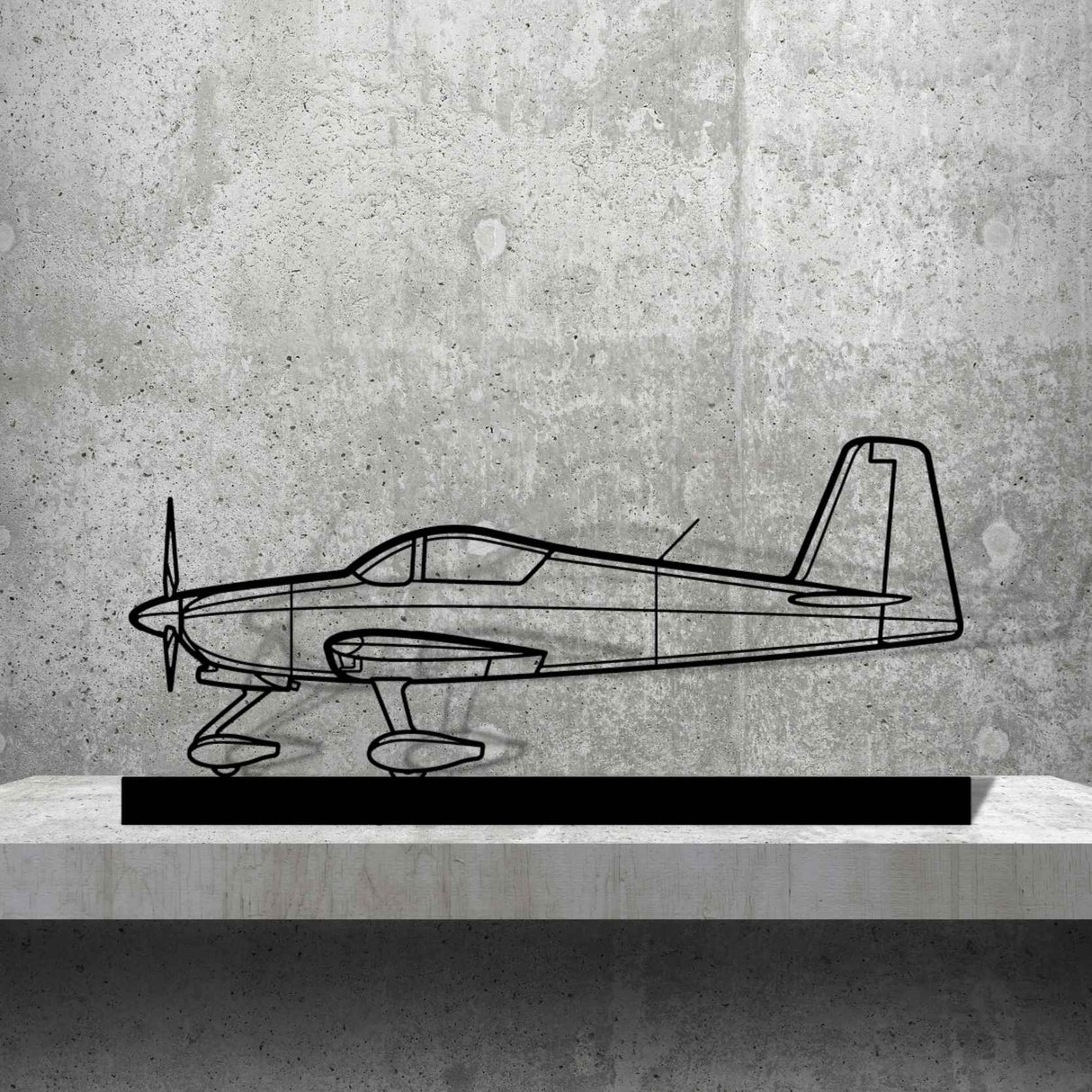 RV-7 Silhouette Metal Art Stand