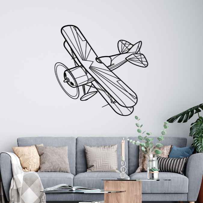 S1S 1977 Angle Silhouette Metal Wall Art