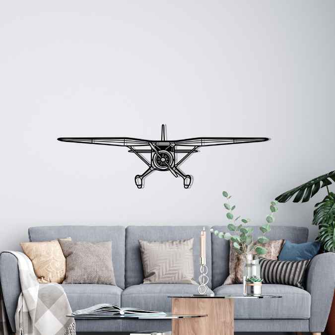 V77 Reliant Front Silhouette Metal Wall Art