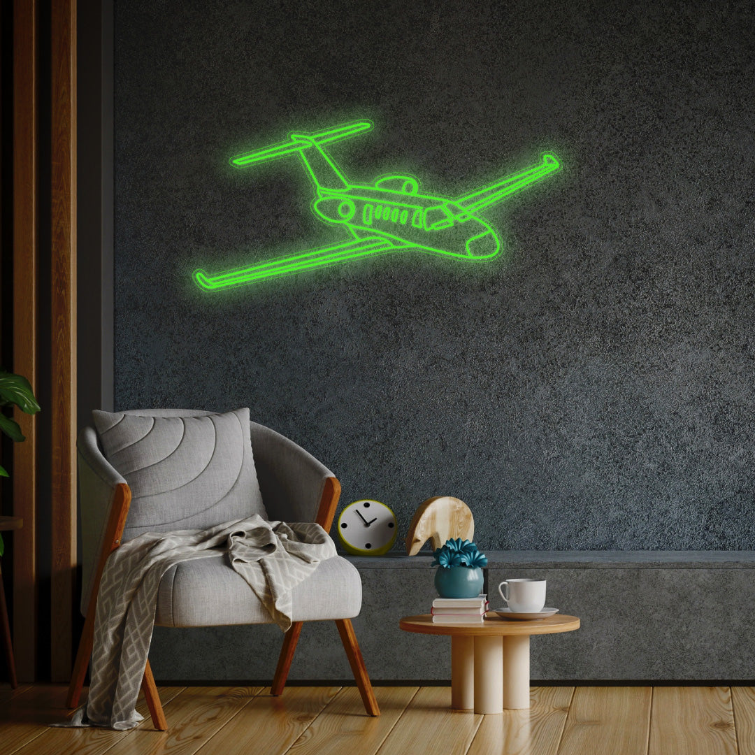 Citation M2 Angle Neon Silhouette