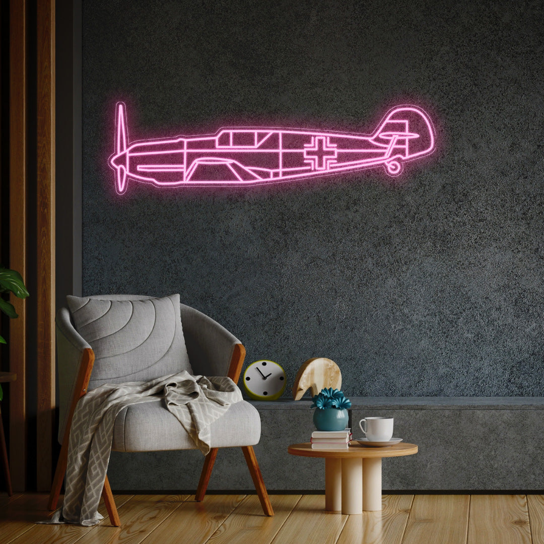 BF109 Neon Silhouette