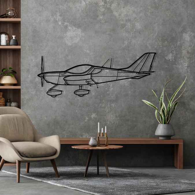 PS-28 SportCruiser Silhouette Metal Wall Art