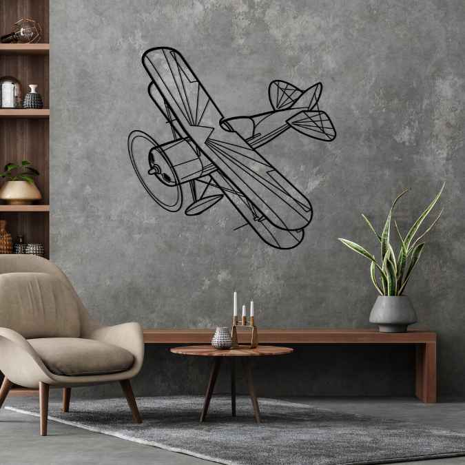 S1S 1977 Angle Silhouette Metal Wall Art