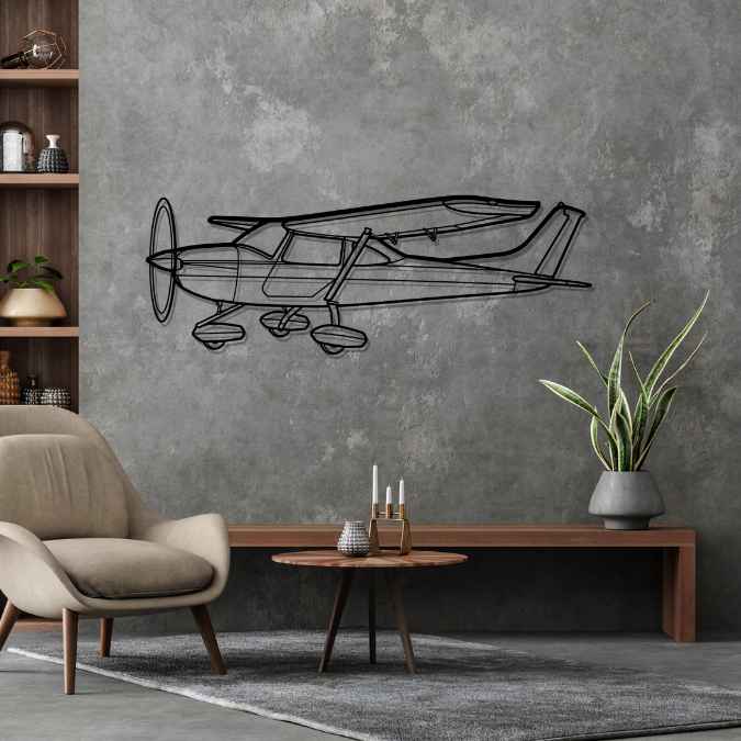 Skylane UL Angle Silhouette Metal Wall Art