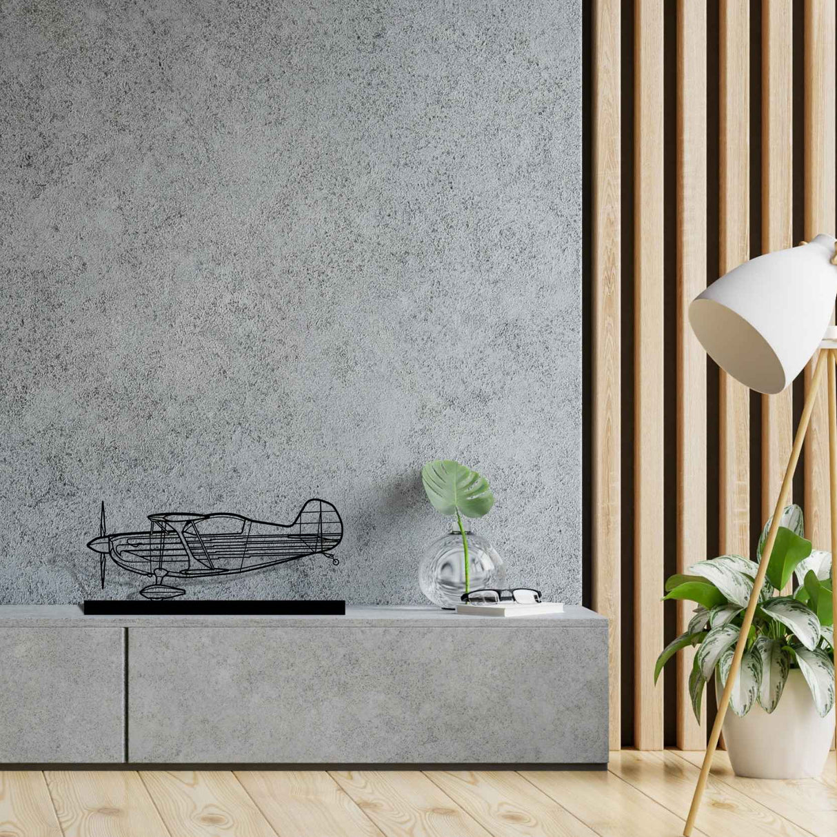 Eagle II Silhouette Metal Art Stand
