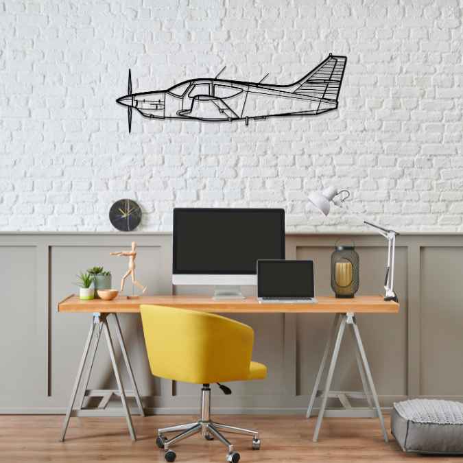 Commander 112TC 1976 Silhouette Metal Wall Art