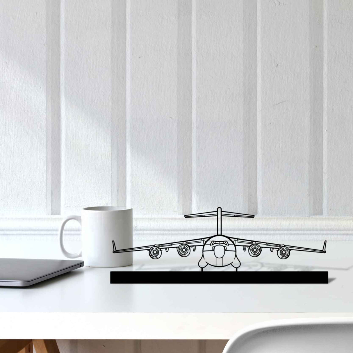 C-17 Silhouette Metal Art Stand