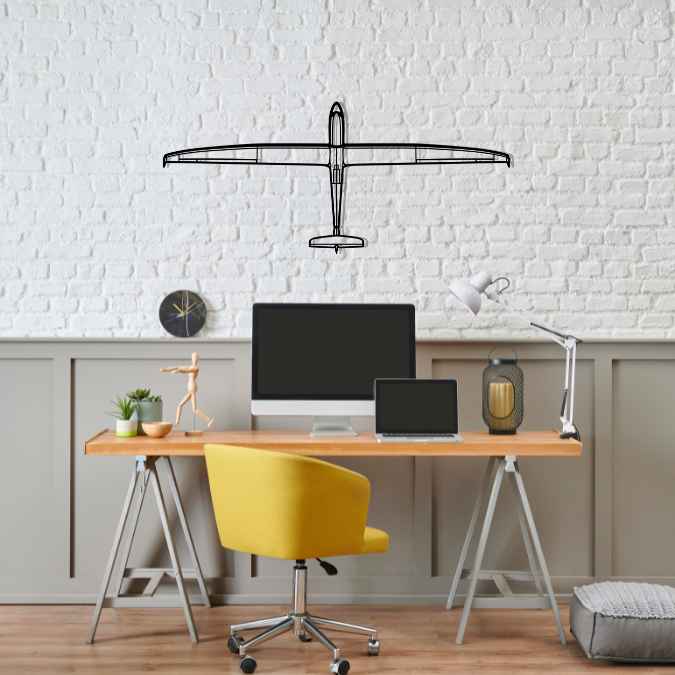 Discus Top Silhouette Metal Wall Art