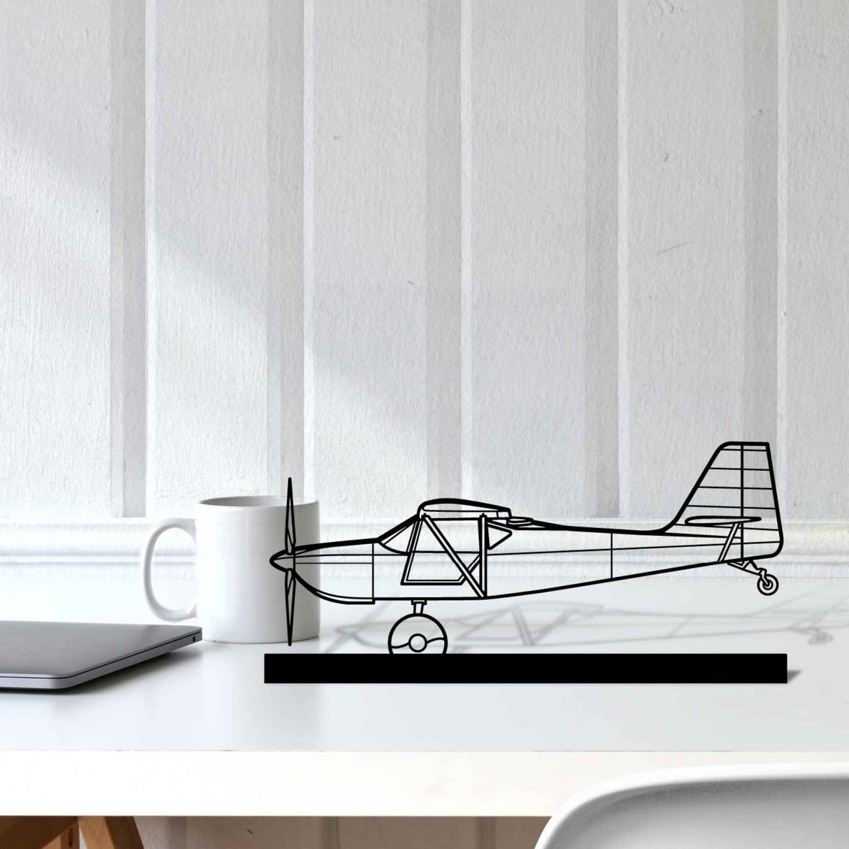 Kitfox 5 Silhouette Metal Art Stand