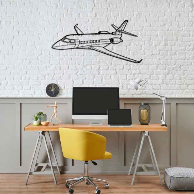 G200 Angle Silhouette Metal Wall Art