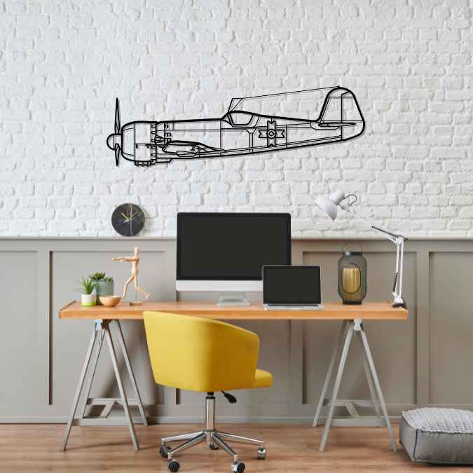 Model 80 Silhouette Metal Wall Art