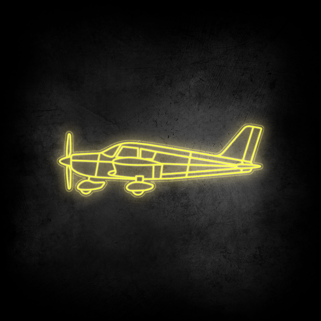 Cherokee PA-28-140 Neon Silhouette