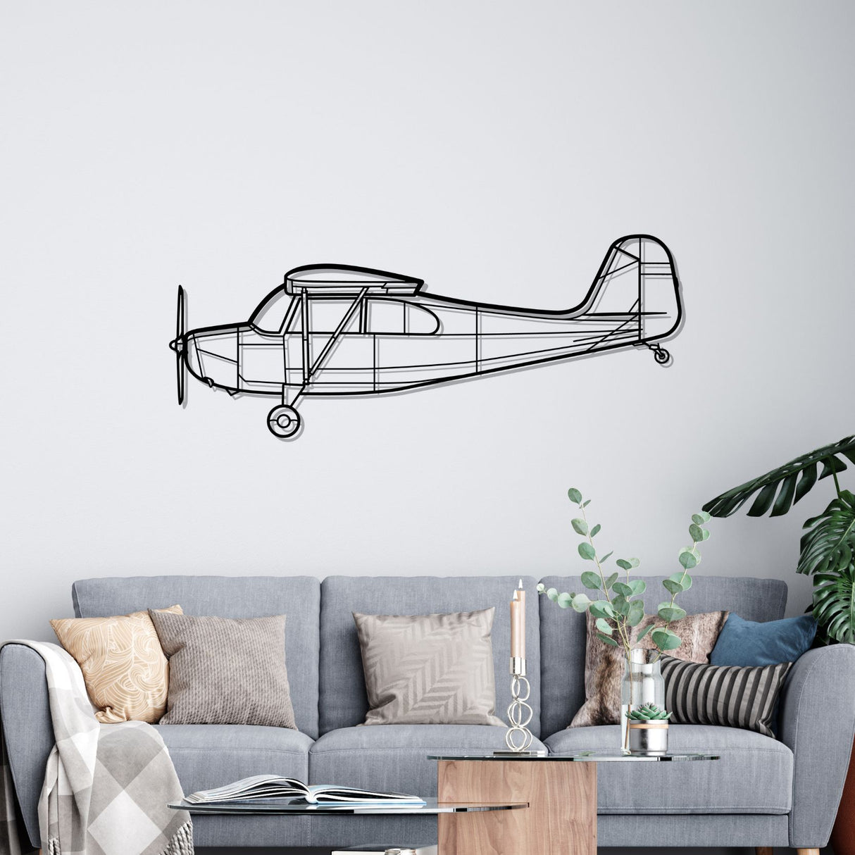 7AC Champion Silhouette Metal Wall Art