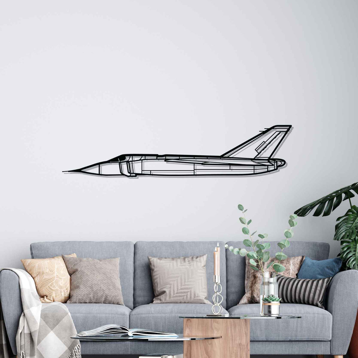 CF-105 Arrow Silhouette Metal Wall Art