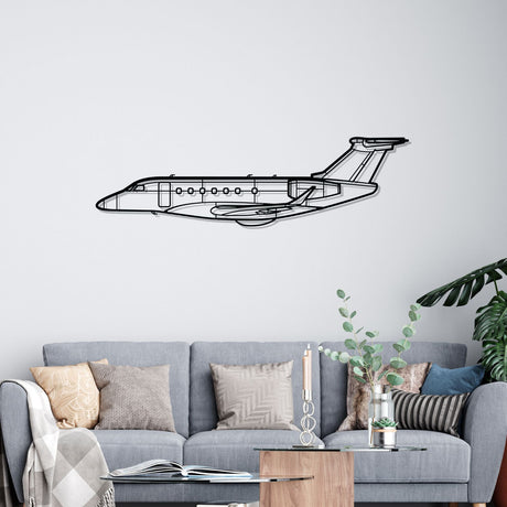 Praetor 600 Silhouette Metal Wall Art