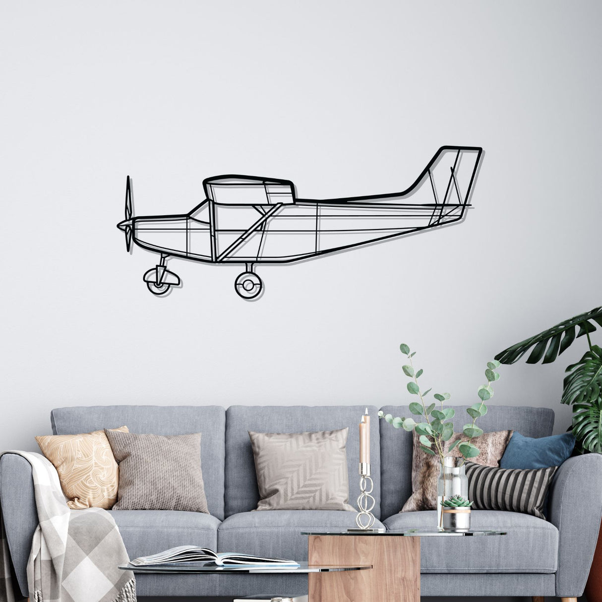 Jumper DIY Silhouette Metal Wall Art