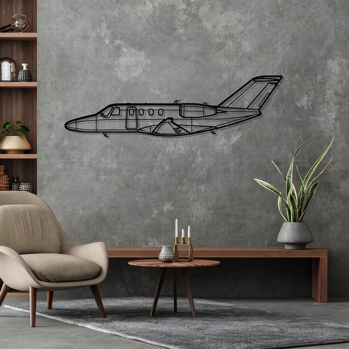 Citation M2 Silhouette Metal Wall Art