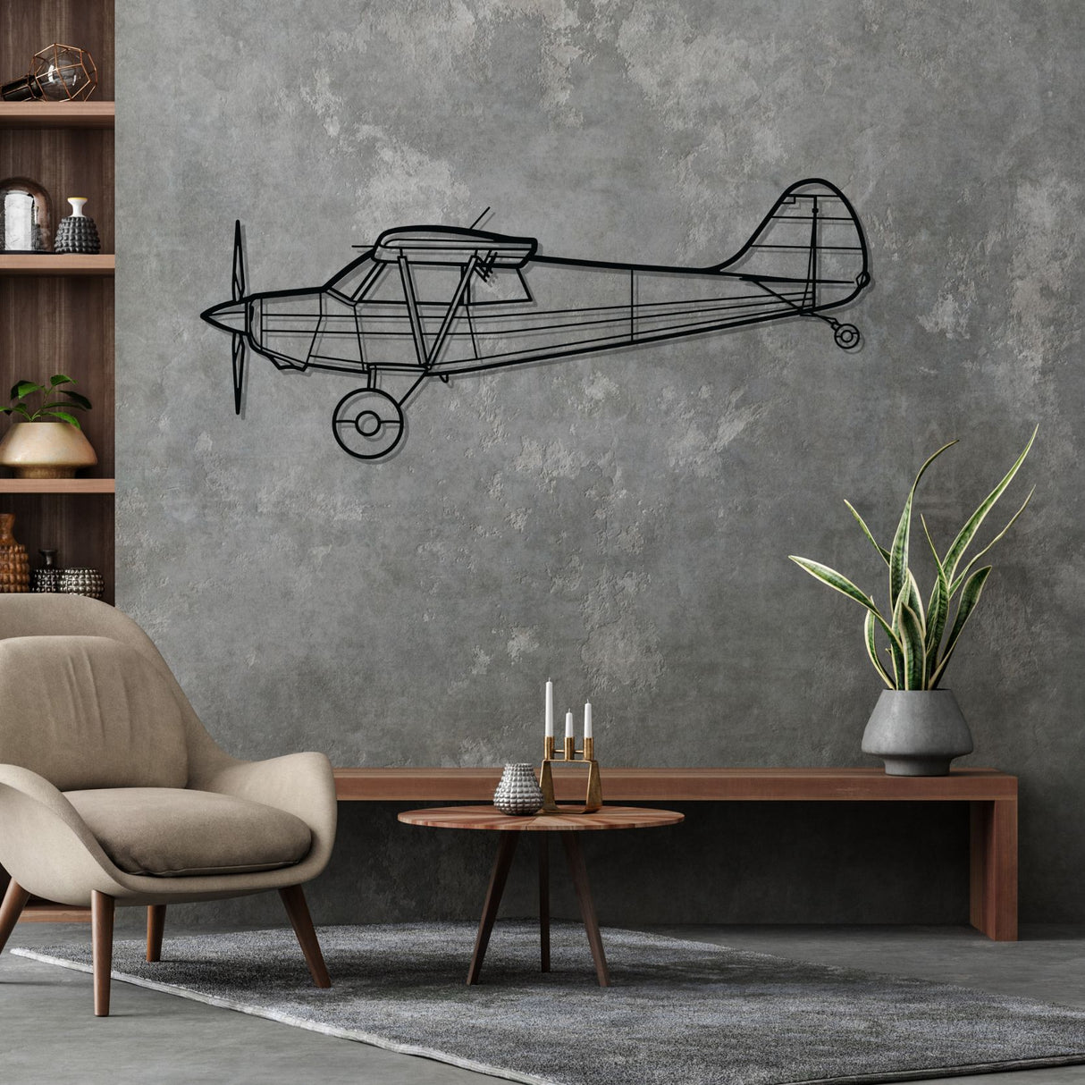 Husky A-1C Silhouette Metal Wall Art