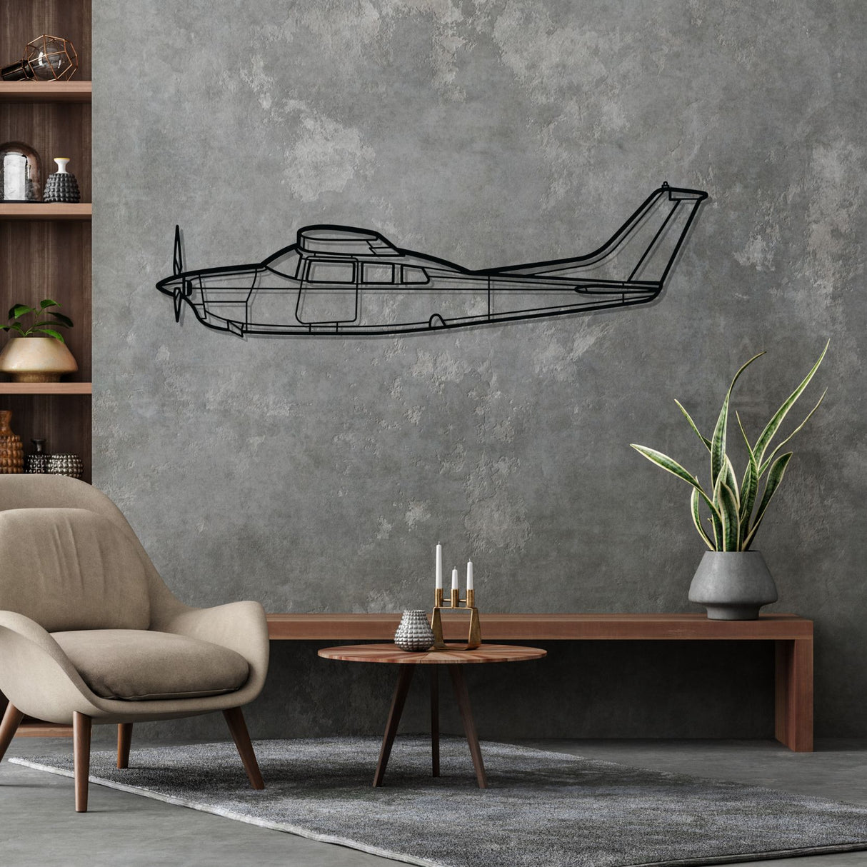 210 Centurion Silhouette Metal Wall Art
