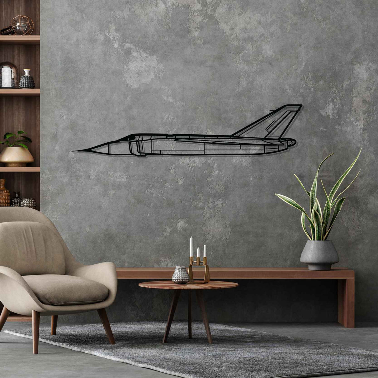 CF-105 Arrow Silhouette Metal Wall Art