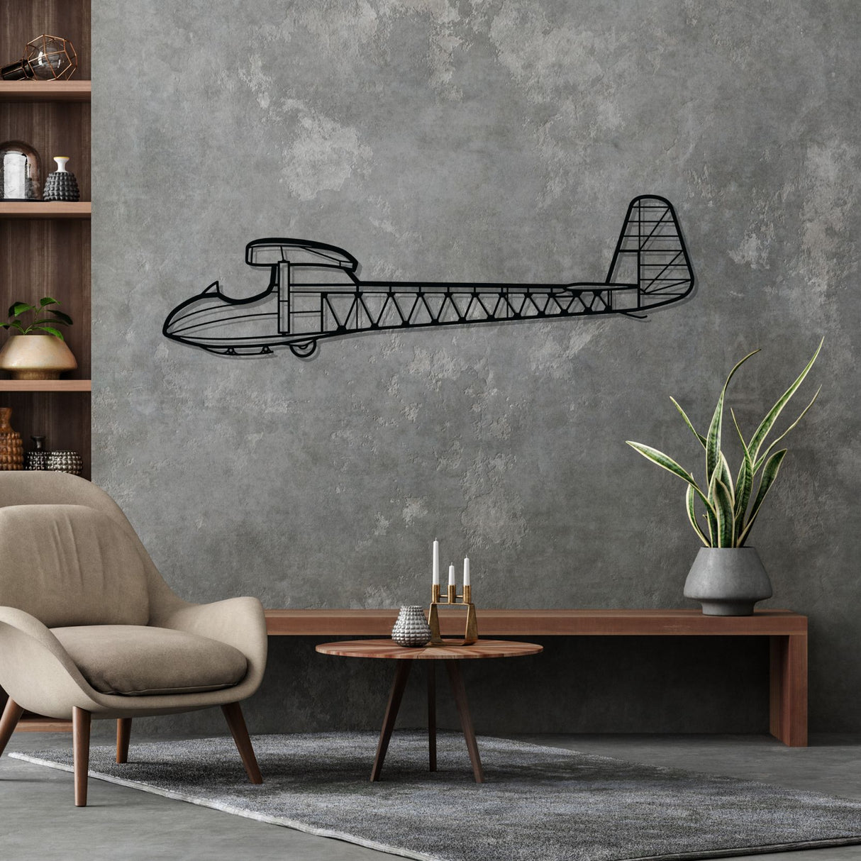 T.21B Sedbergh Silhouette Metal Wall Art