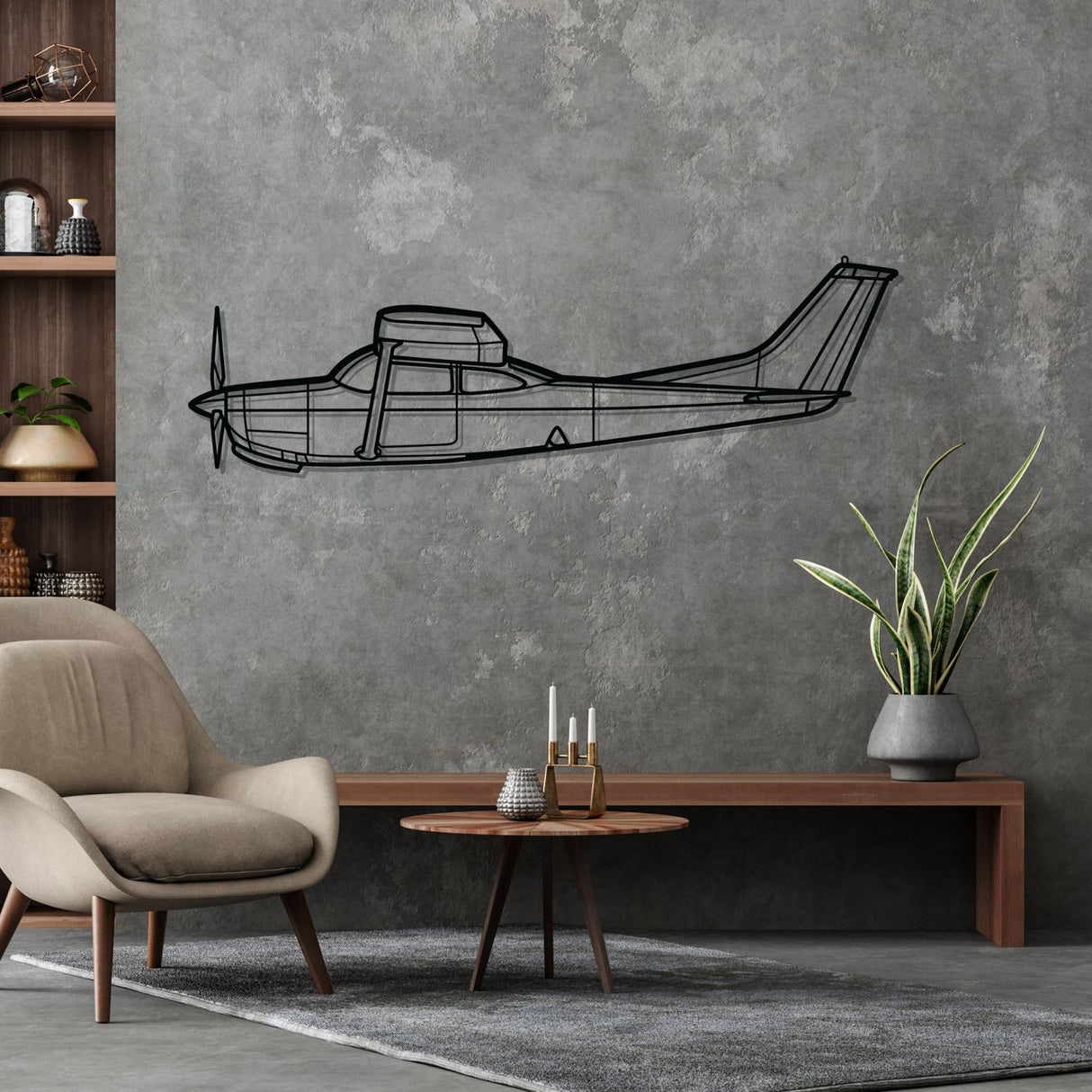 R182 Silhouette Metal Wall Art