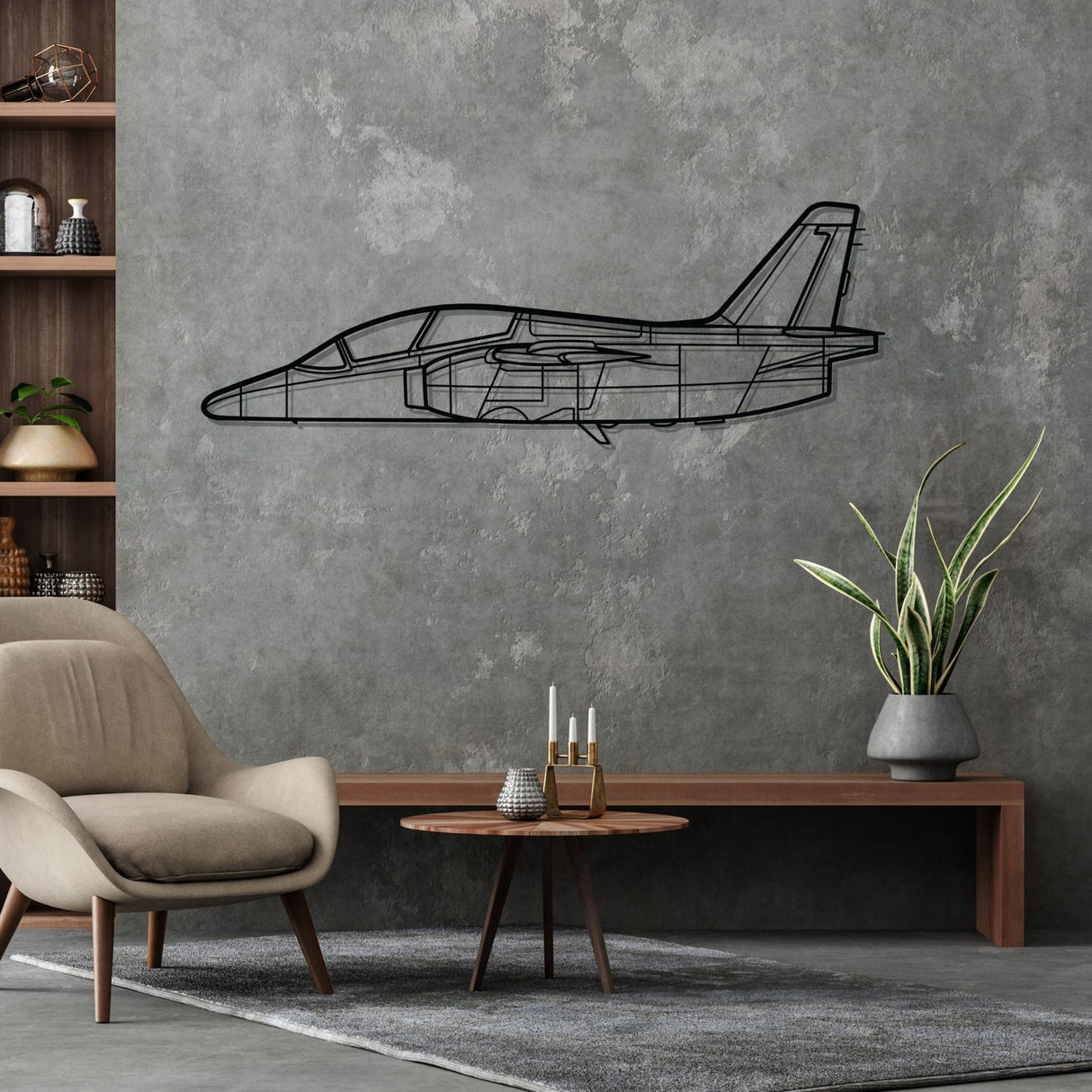 S-211 Silhouette Metal Wall Art