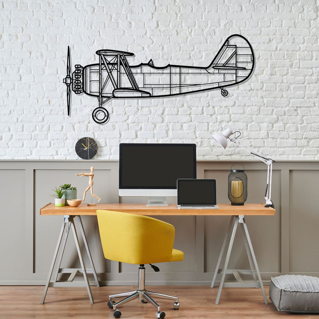 N3N-3 Silhouette Metal Wall Art