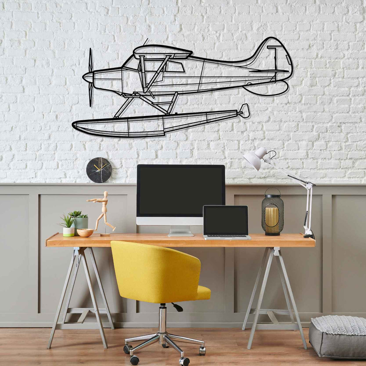 M-4 Silhouette Metal Wall Art