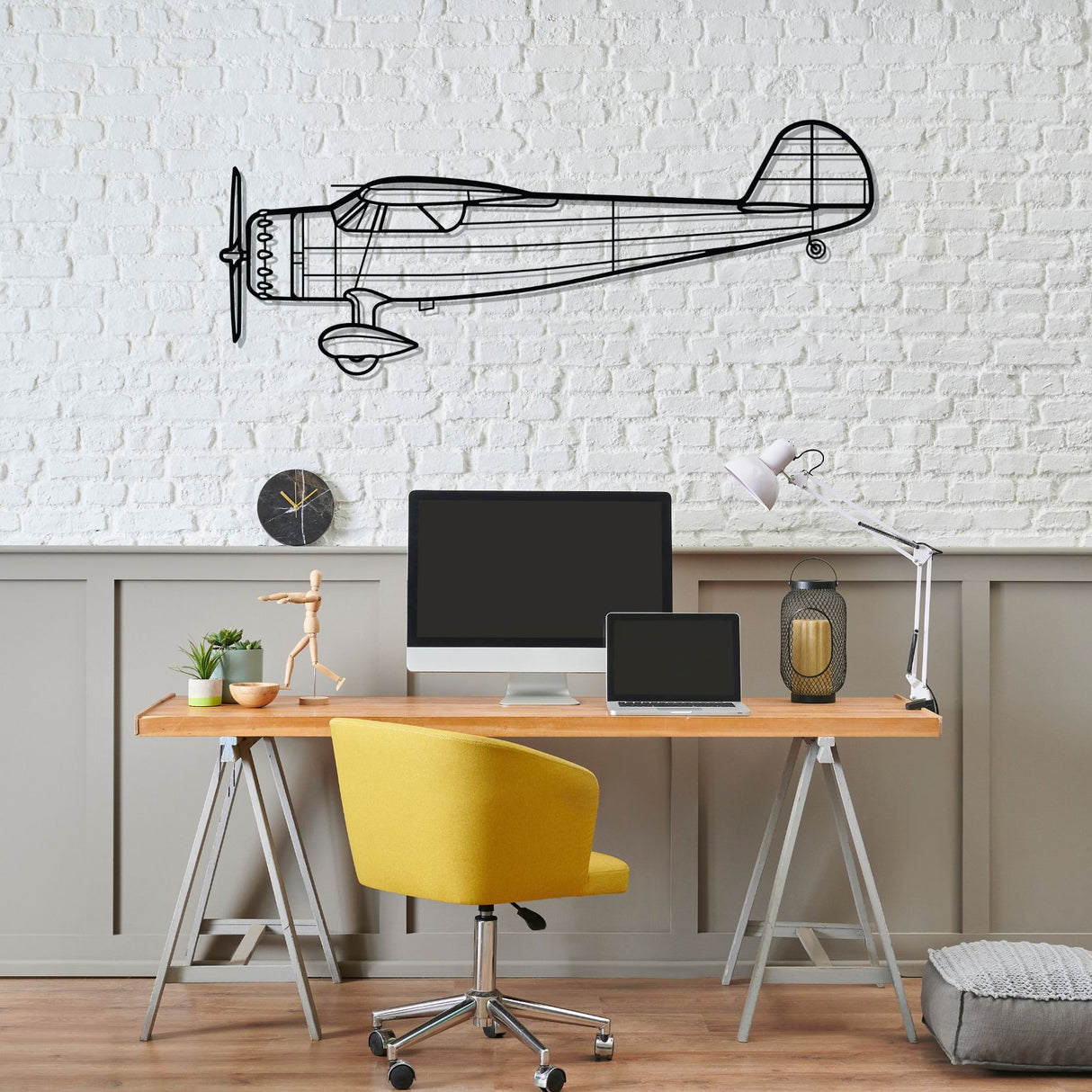 C-165 Silhouette Metal Wall Art