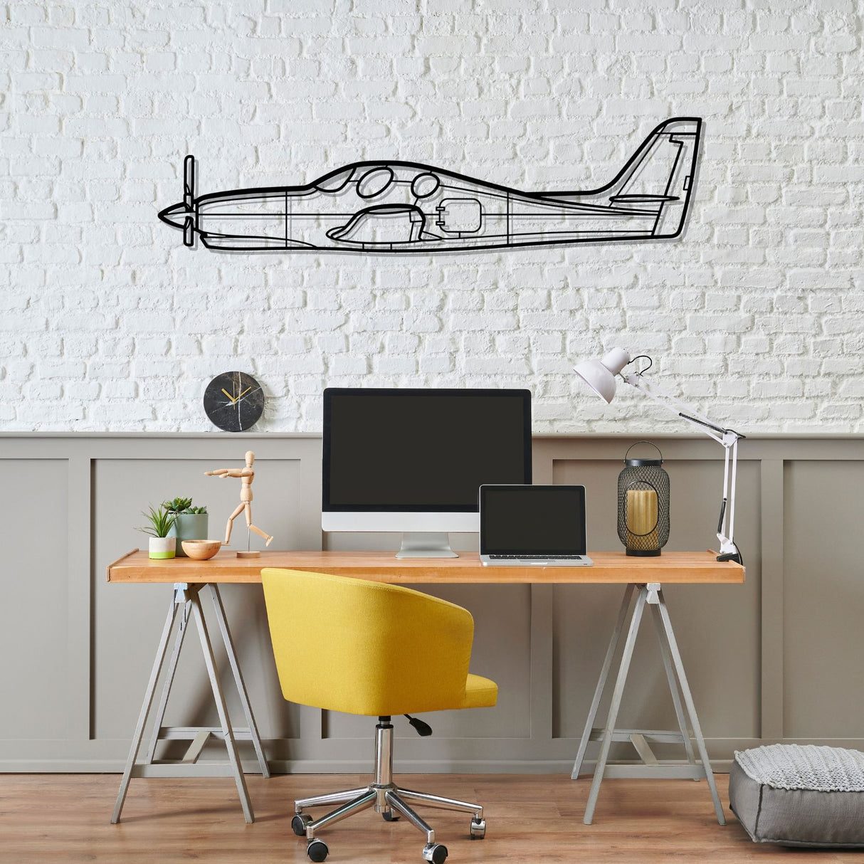 Evolution Silhouette Metal Wall Art