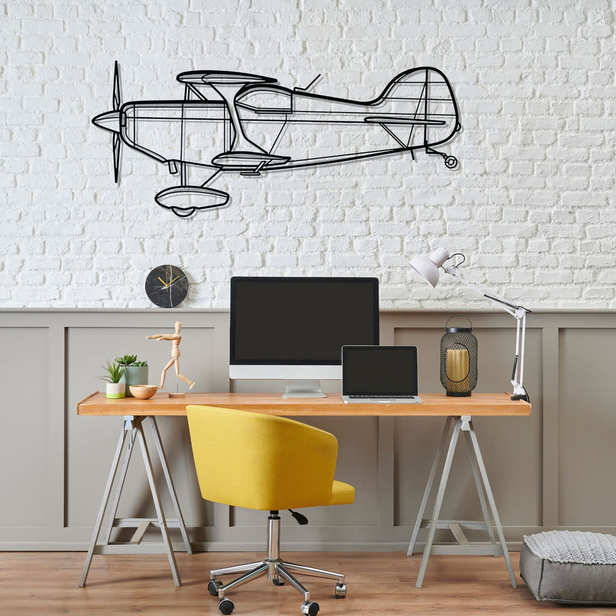 Pitts S-1T Silhouette Metal Wall Art