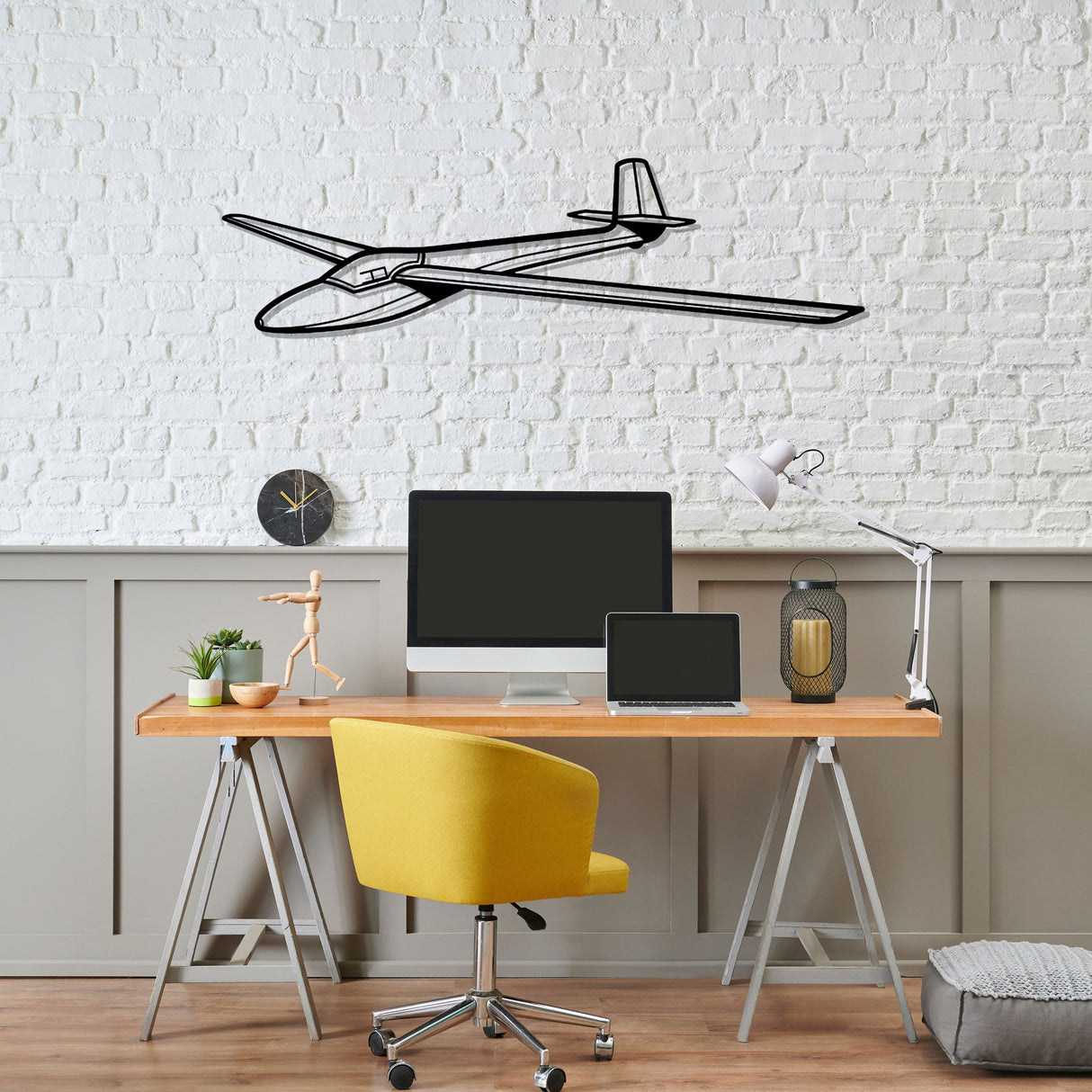 201 Standard Libelle Silhouette Metal Wall Art