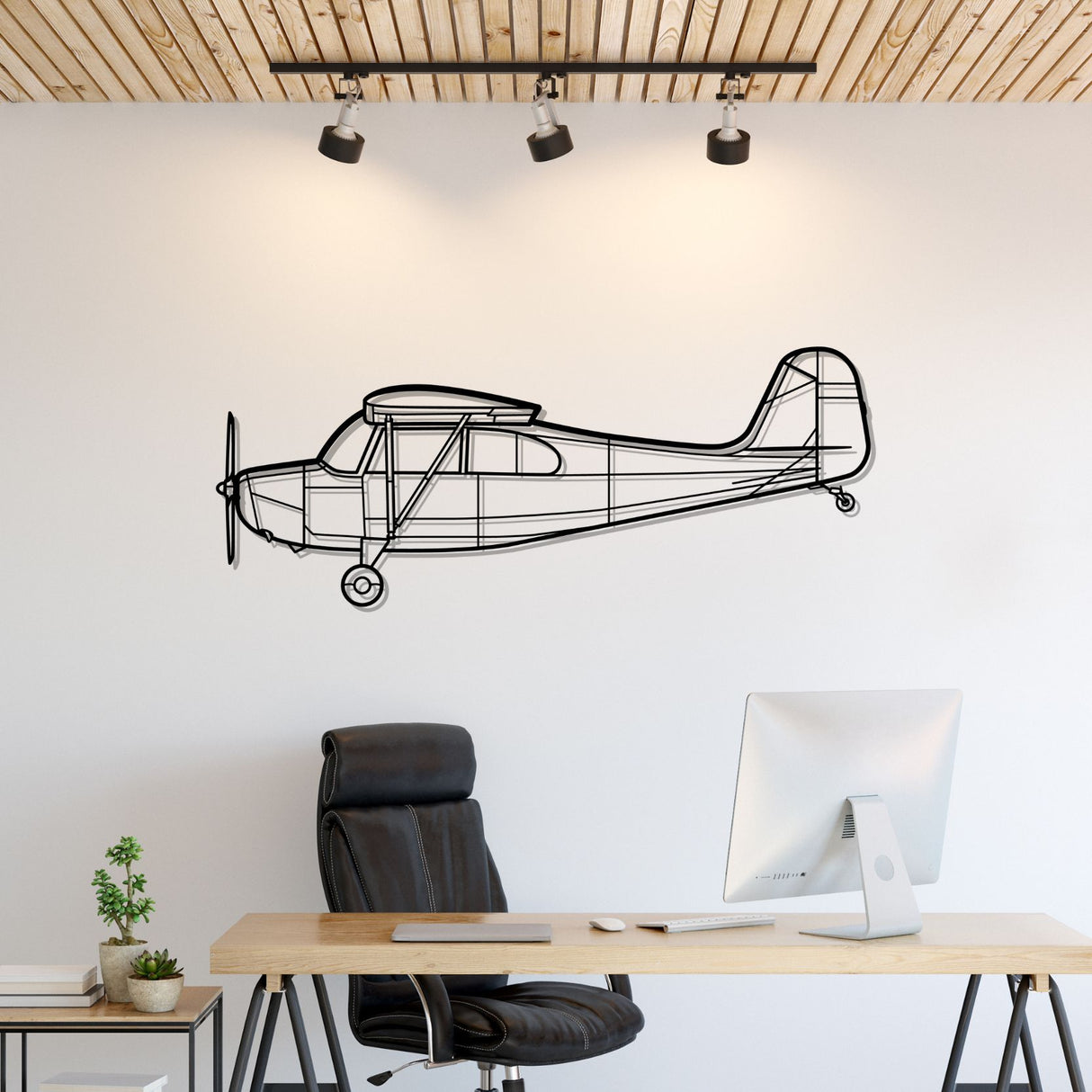 7AC Champion Silhouette Metal Wall Art