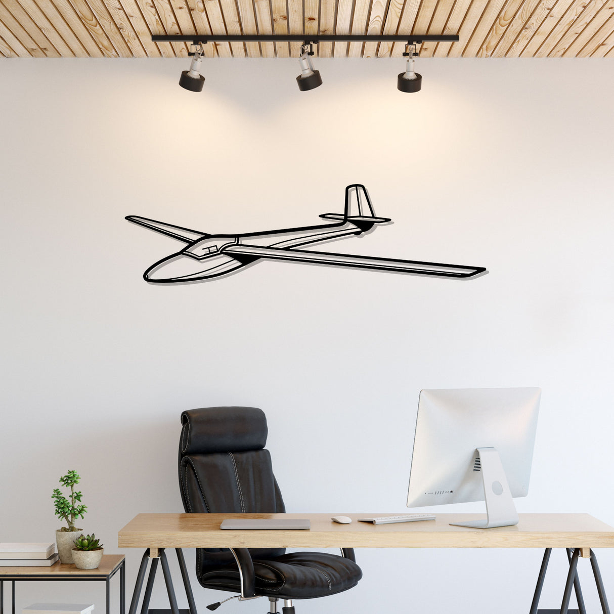 201 Standard Libelle Silhouette Metal Wall Art