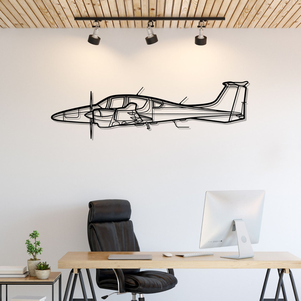 DA62 Silhouette Metal Wall Art