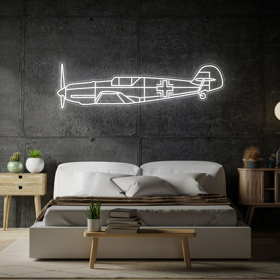 BF109 Neon Silhouette