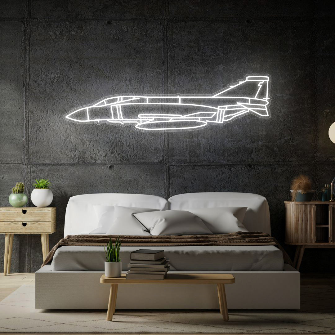 RF-4M Phantom II Neon Silhouette