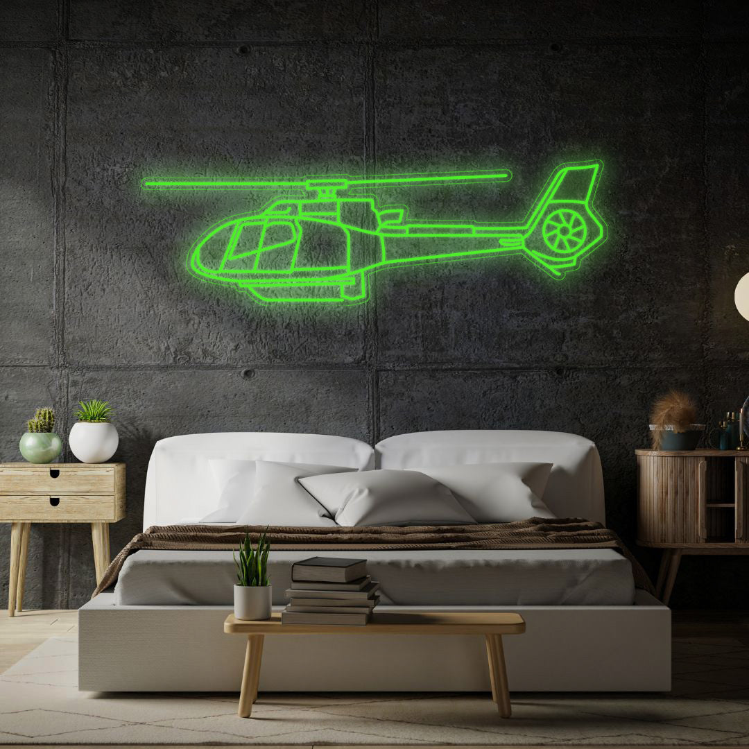 EC130T2 Neon Silhouette