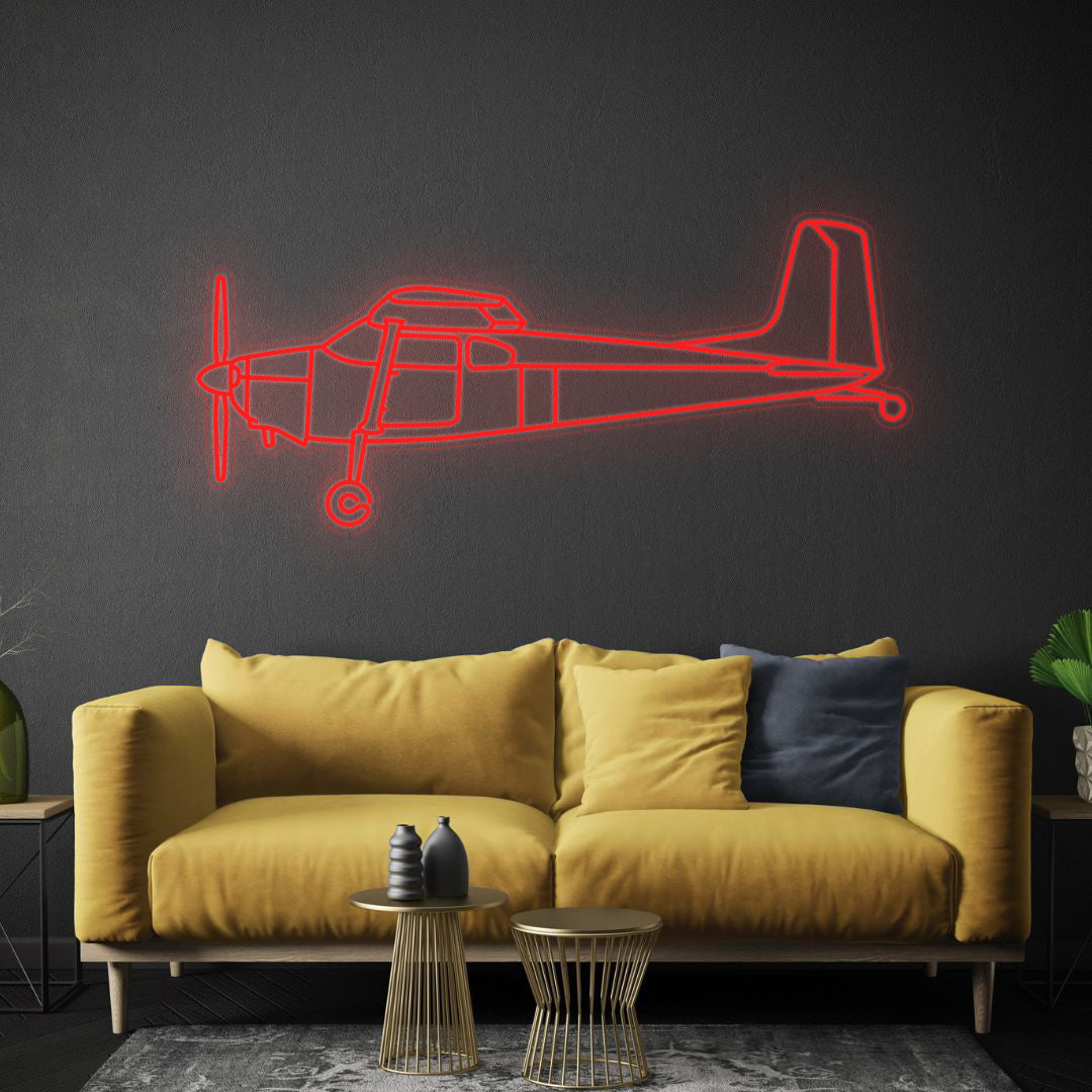 180B 1959 Neon Silhouette
