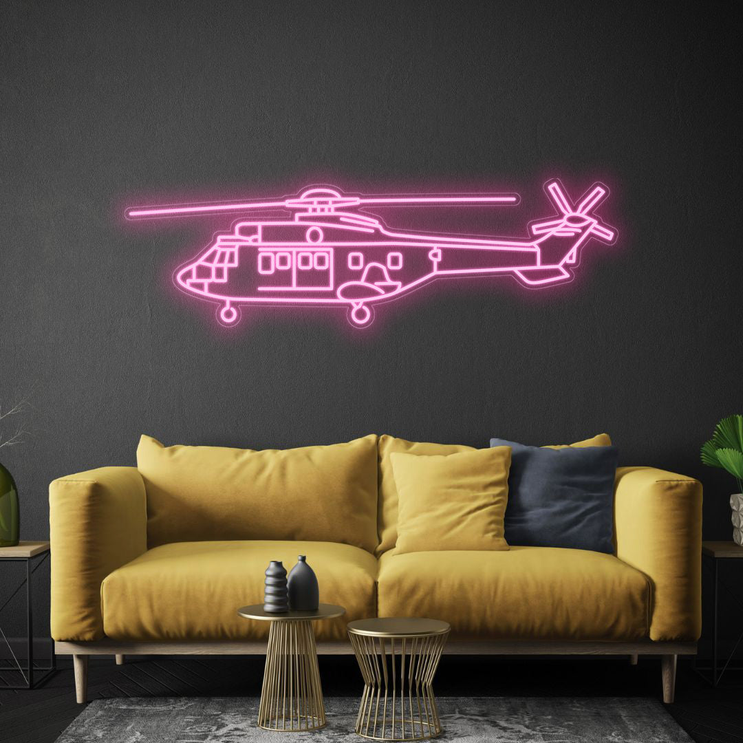 AS 532UL Cougar 2001 Neon Silhouette