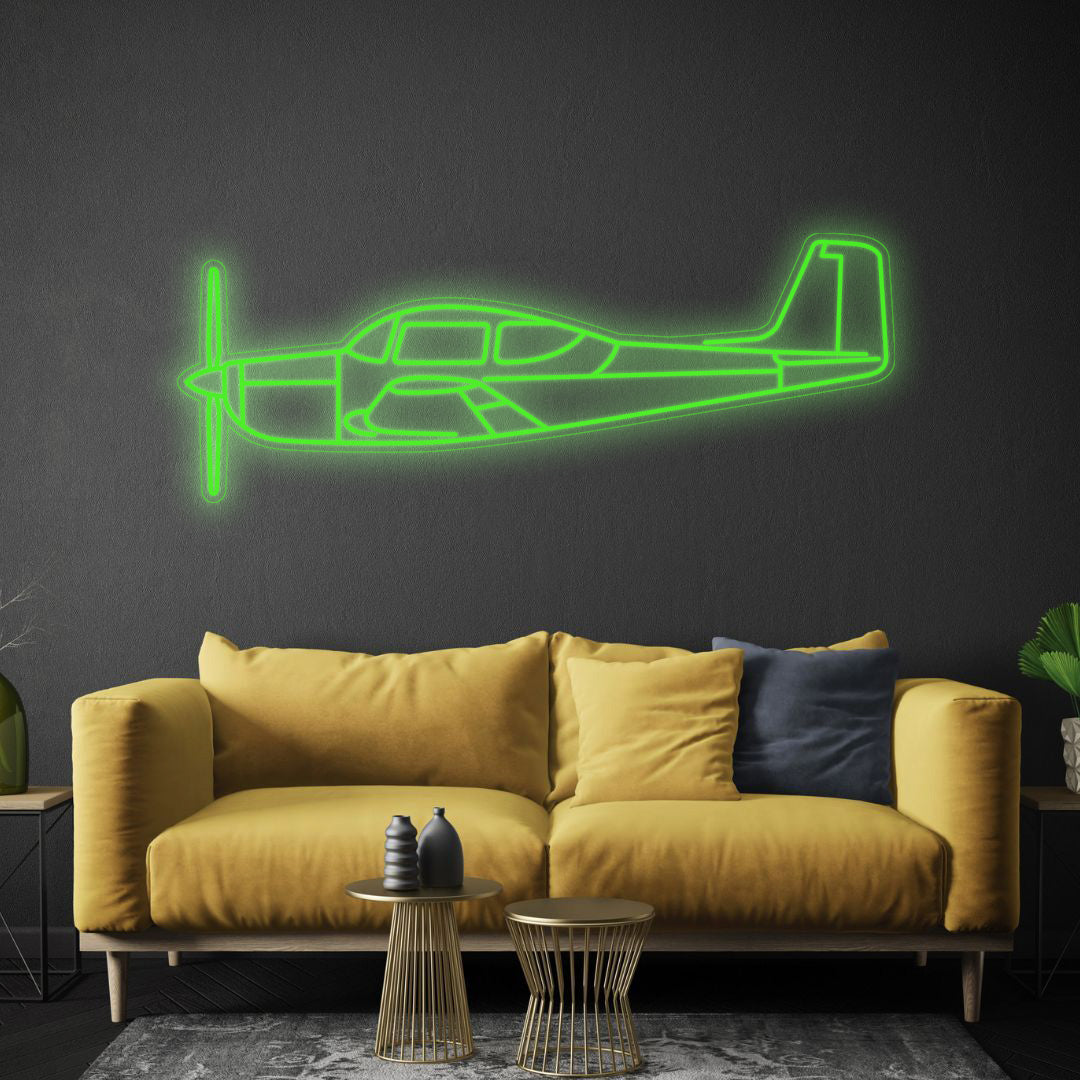 200D 1966 Neon Silhouette